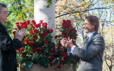 Celebramos la tradicional ofrenda floral en el 29 aniversario del asesinato del profesor Manuel Broseta